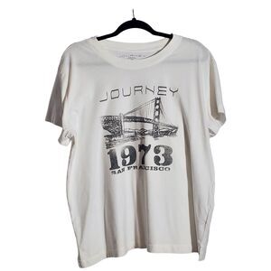 RARE VINTAGE - Journey Band San Francisco 1973 Tour Women's Tee XXL / 2XL
